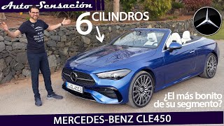 Prueba Mercedes Benz CLE450 Cabriolet review . Potencia de 6 cilindros y techo descapotable.