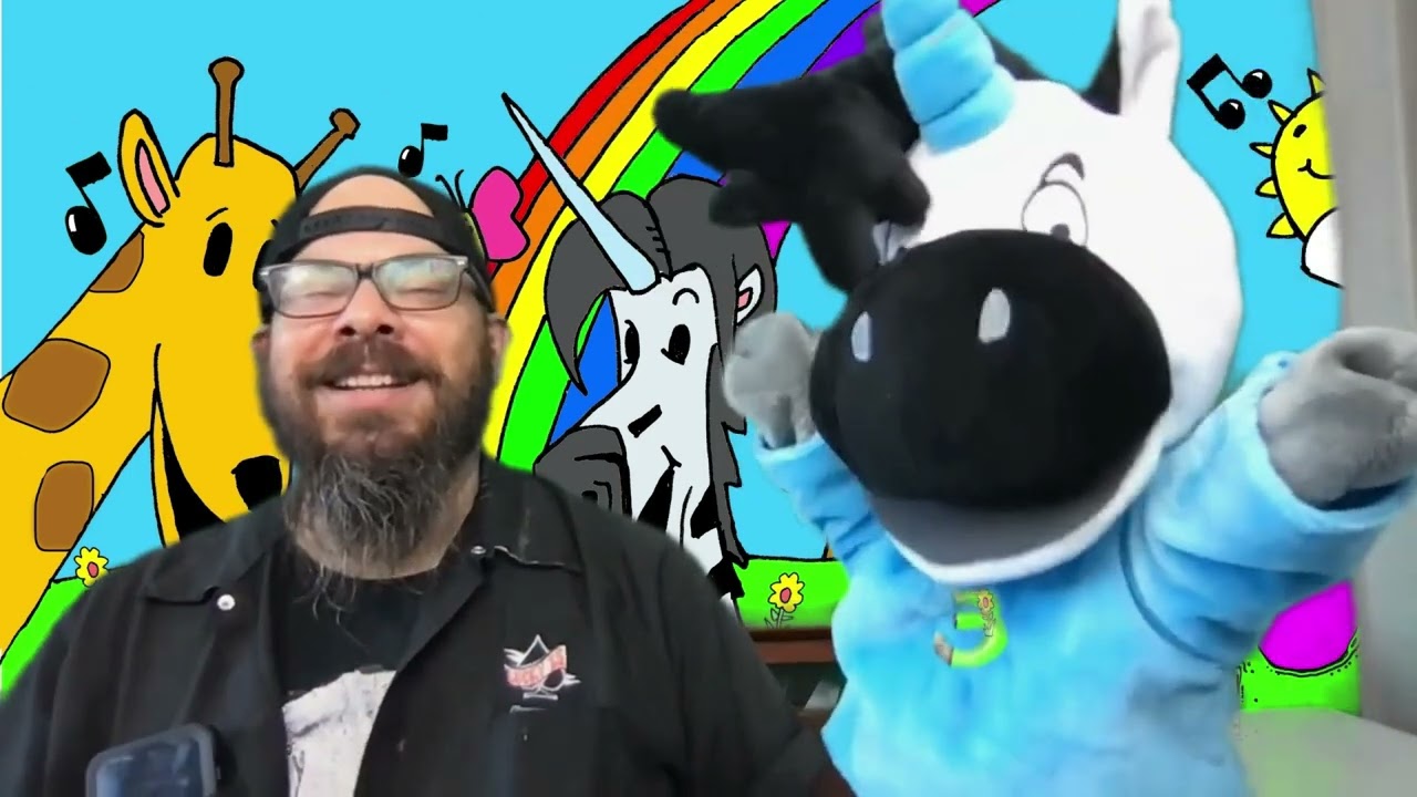Illustrator Davey Villalobos Shares his Joy with Puppet Trezekke about Art and the Unicorn Jazz Work