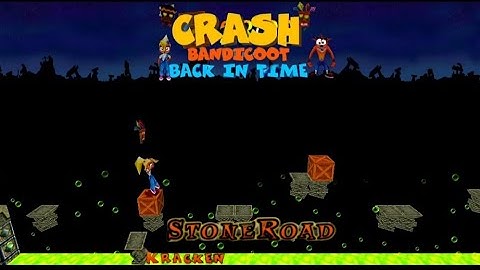 Crash Bandicoot - Back In Time Fan Game: Custom Level: Stone Road By Kracken