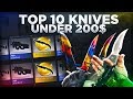 CSGO Best Cheap Knives Under 300$ - YouTube