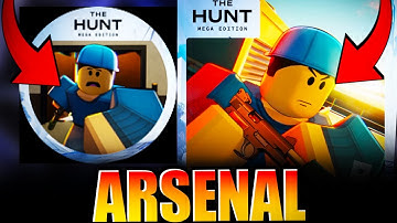 How To GET THE HUNT BADGE In Arsenal! (Roblox The Hunt Mega Edition Event)