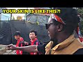 Chinese kids meet a blackman for the first time in a chinese ancient village the real rural china