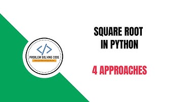4 Ways to find the square root of a number in python | python square root