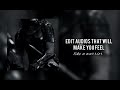 Edit audios that will make you feel like a warrior 🗡