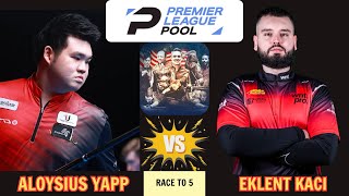 ALOYSIUS YAPP VS EKLENT KACI - Could you handle this shot better? PREMIER LEAGUE POOL