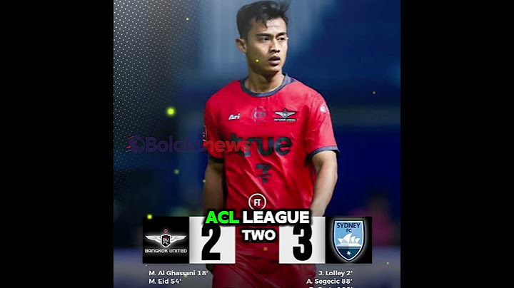 Bangkok United 2 3 Sydney FC