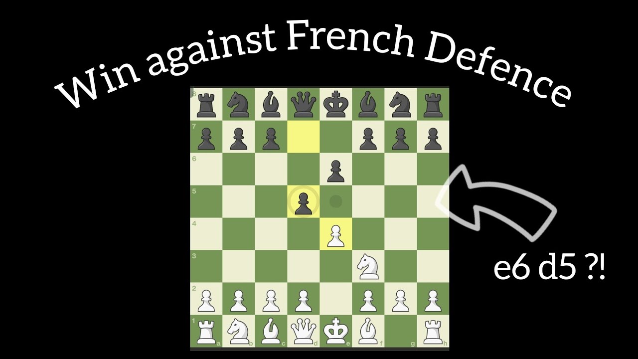 How to CRUSH the French Defense – Beat 1...e6 with Confidence! 🎯 - YouTube