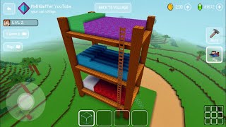Block Craft 3D: Building Simulator Games For Free Gameplay#2013 (iOS & Android)| 3 Floor Bed 🛌 🏠 screenshot 5