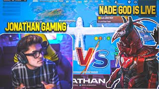 Jonathan Gaming Vs Nade God is Live🚀 | 2 Times Fight in Classic🫣 | New Video Dark2.0Gaming