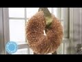 Craft a Holiday Wreath with Coffee Filters  ⎢Martha Stewart