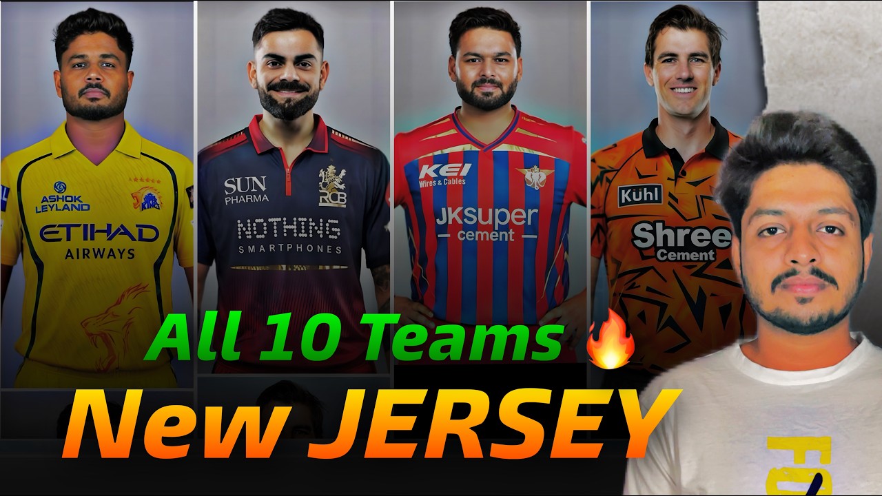 IPL 2026 -All 10 Teams New Jersey ft. RCB & CSK  | Cricket Fatafat | EP 1655 | MY Cricket Production