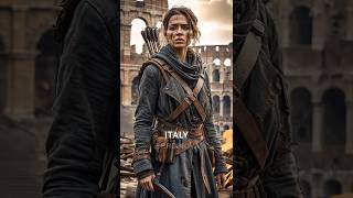 Countries As Al-Generated Apocalypse Survivors