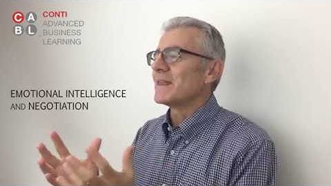 Emotional intelligence and negotiation by Giuseppe Conti