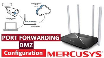 port forwarding mercusys router AC12 G & DMZ configuration