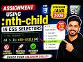 127. Assignment - Using nth-child in CSS Selectors (Selenium Java 2026)