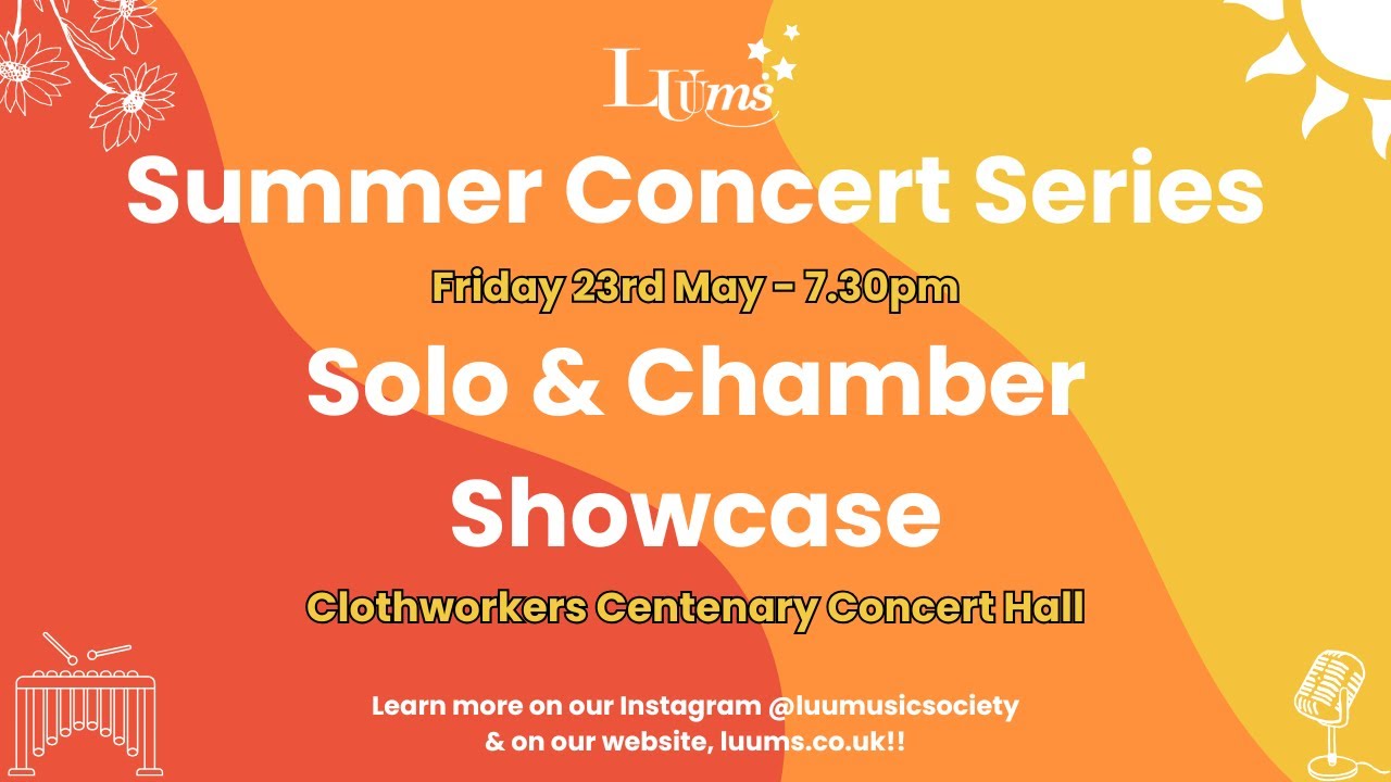 LUUMS Summer Concert Series - Solo and Chamber Showcase