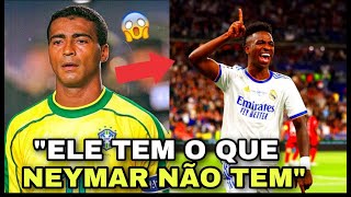 OLHA SÓ O QUE ROMÁRIO FALOU DE VINICIUS JUNIOR!