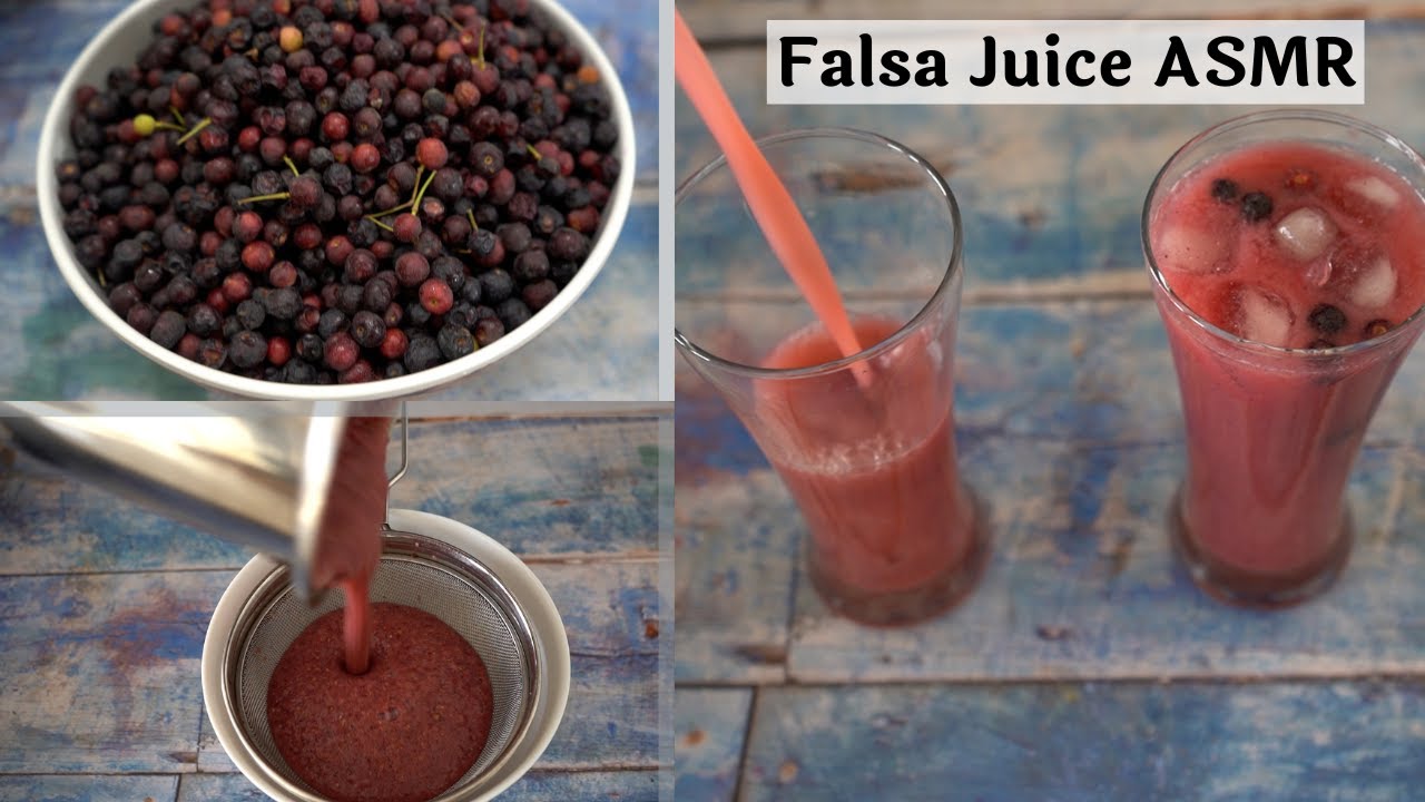 My First ASMR Cooking Video | Instant Falsa Juice Recipe | ASMR Cooking