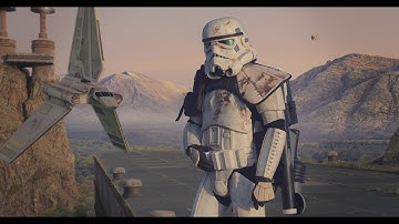 Lambda landing scene | star wars