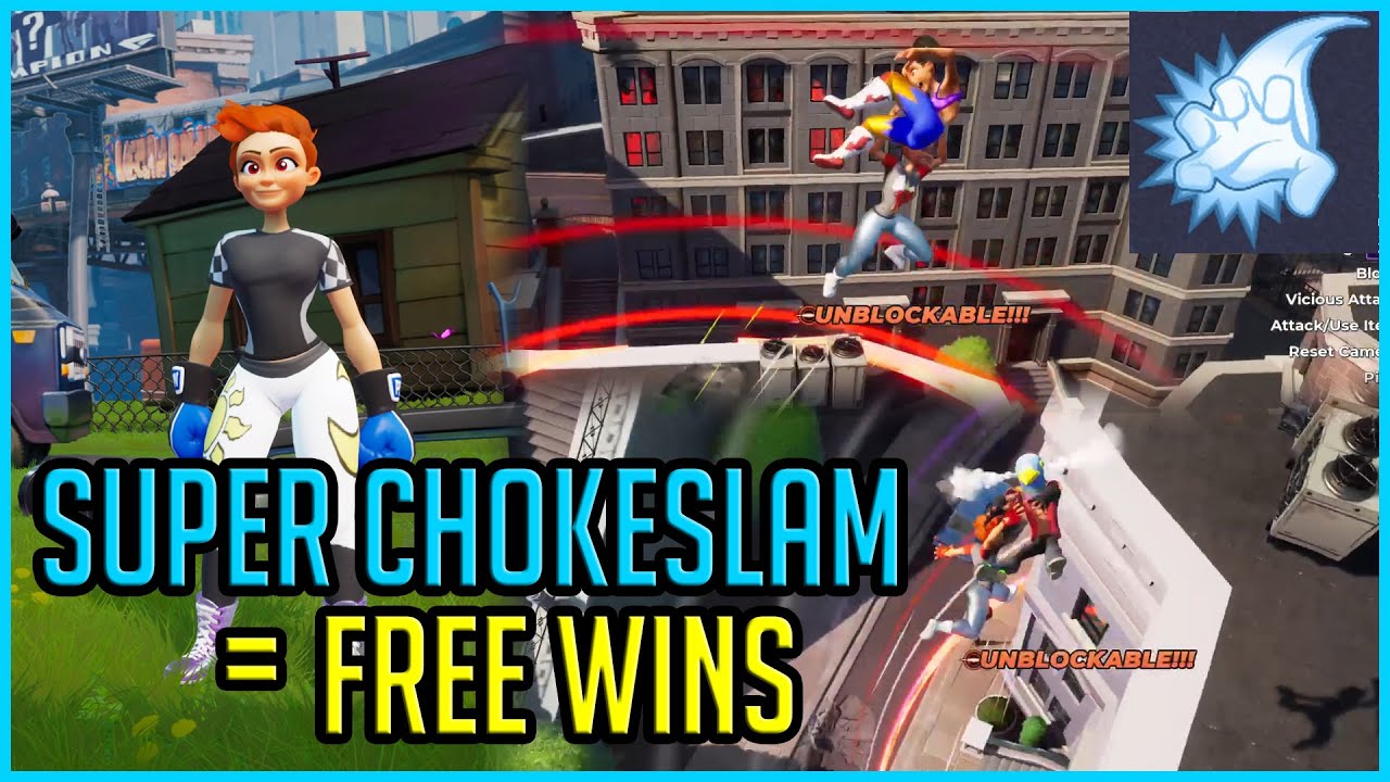 Super Chokeslam Hits Hard And It's Really Fun Rumbleverse Battle
