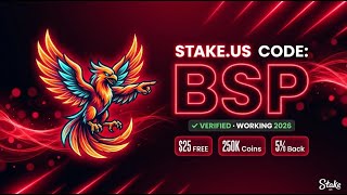 NO WAY ⚡ Stake US Sign Up Bonus BSP BSP $25 + 250K GC 2026