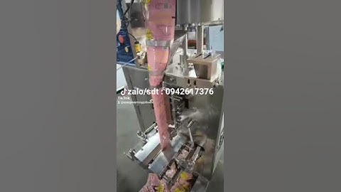 máy đóng gói bột mịn cafe, bột cốm ...loại nhỏ Cho các bác Tham khảo