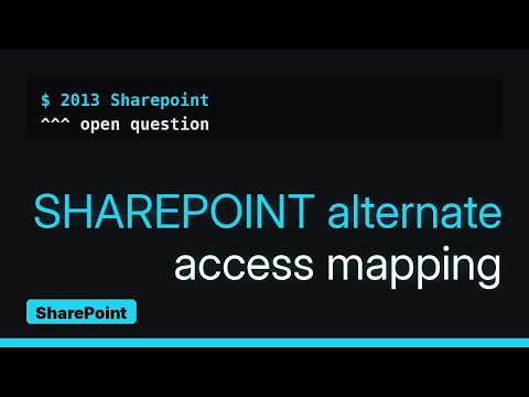 Sharepoint: Alternate access mappings  and  (2 Solutions!!)