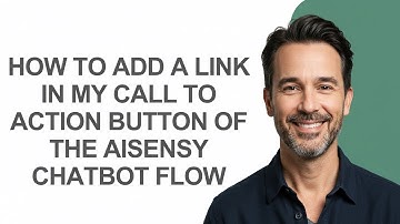 How to Add a Link In My Call to Action Button Of The Aisensy Chatbot Flow - KevinHowTo