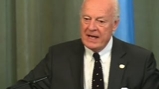 UN Envoy in Moscow to Discuss Syria Ceasefire