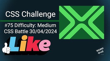 CSS Challenge #75 | CSSBattle- 30/4/2024| Can You Beat the Clock?|#csschallenge #cssbattle #uidesign