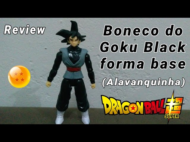 Review boneco do Goku Black base (Alavanquinha) Dragon Ball Super