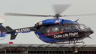 Duke Life Flight Airbus Helicopters H145 [N445DU] took off from Duke University Hospital 