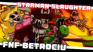 🎵FNF BETADCIU: Starman Slaughter But Every Turn A Different Character Is Used🎵 (Mario Madness V2)