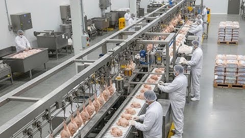 This is How the CHICKEN We Eat is Processed In Large Quantities 