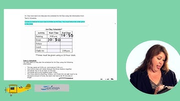 Math Performance Tasks - Art Day, Question 4