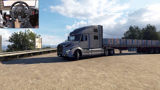 Coastal drive with the Volvo VNL - American Truck Simulator | Thrustmaster TX