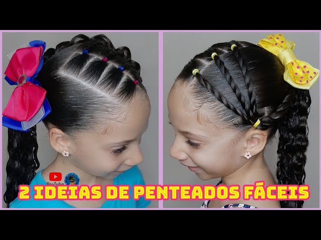 Penteado Infantil Simples: Opções linda e práticas! - Piradinhos