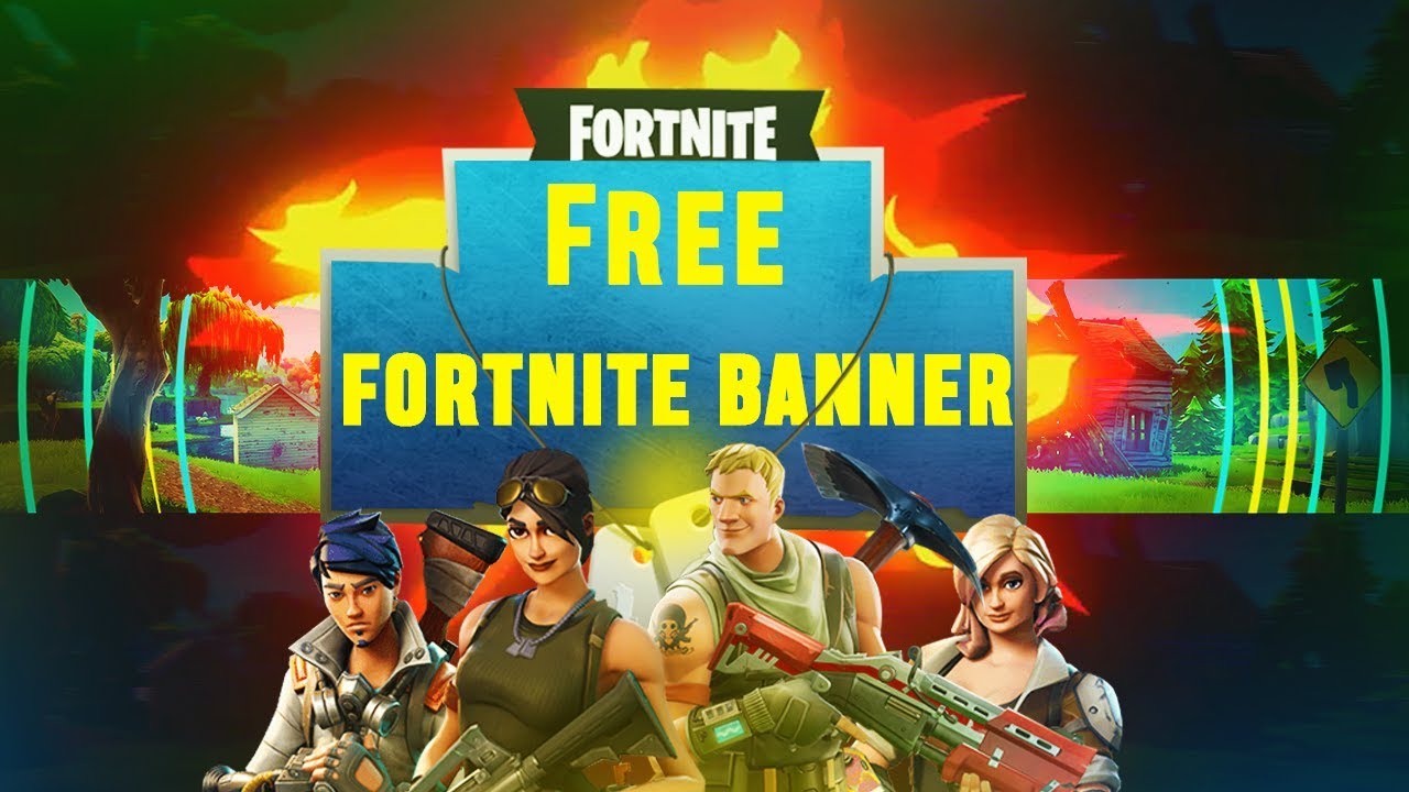 FREE FORTNITE YOUTUBE BANNER TEMPLATE - Free Download ...