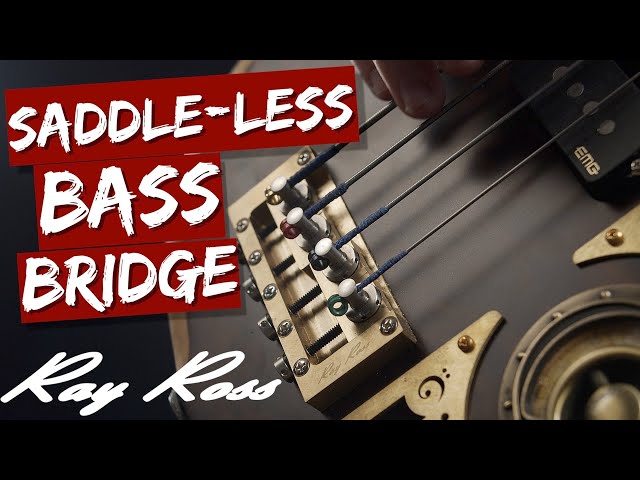 RayRoss Saddle-Less 5-String Bass Bridge