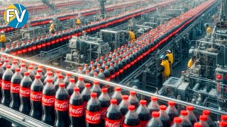 How CocaCola is made in mega factories in huge quantities