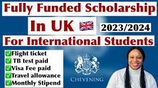 Fully Funded Scholarship For International Students To Study In The Uk & Get Paid