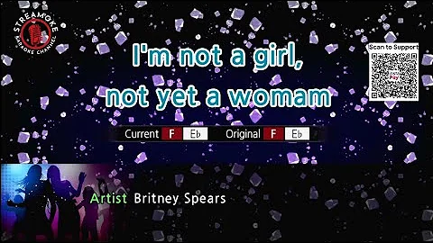 I'm Not A Girl, Not Yet A Woman - Britney Spears (Karaoke Version)