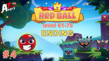 🔴Red Bounce Ball ENDING - Gameplay #4 Level 61-75 (Android)