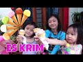 Lifia Niala Menunggu Abang Penjual Es Krim | Cone Ice Cream Street food Vlog