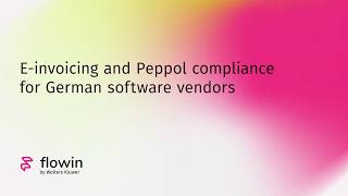 🇩🇪 E‑Invoicing and Peppol in Germany: What software vendors need to know