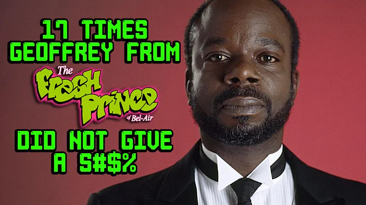 17 Times Geoffrey From "Fresh Prince of Bel Air" D...