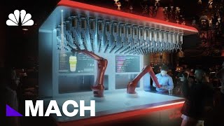 This Bionic Bartender Serves Up 120 Drinks An Hour | Mach | NBC News screenshot 3