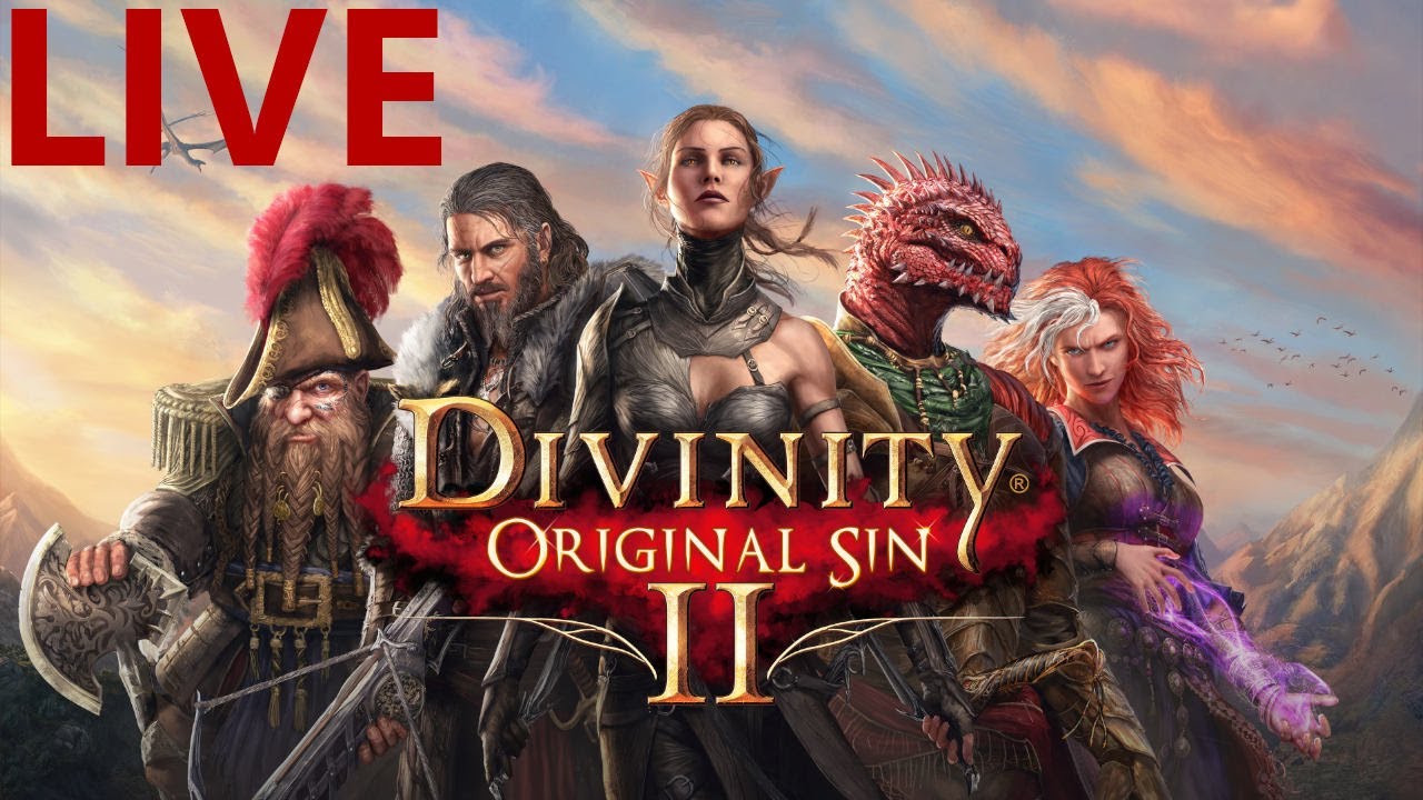 Live - Divinity Original Sin 2 - Tactician - Act 1 - Day 2 - Physical Damage Party!