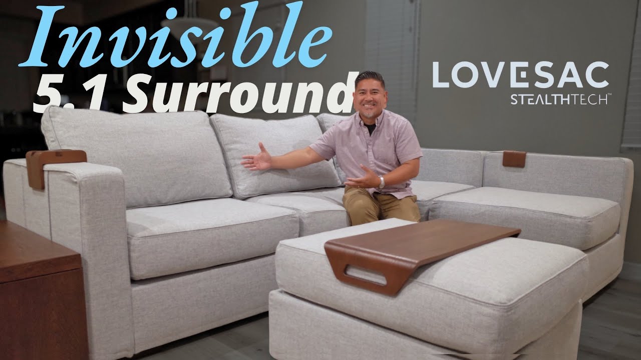 This Couch Has 5.1 Surround Sound! - Lovesac Sactionals with StealthTech Sound + Charge