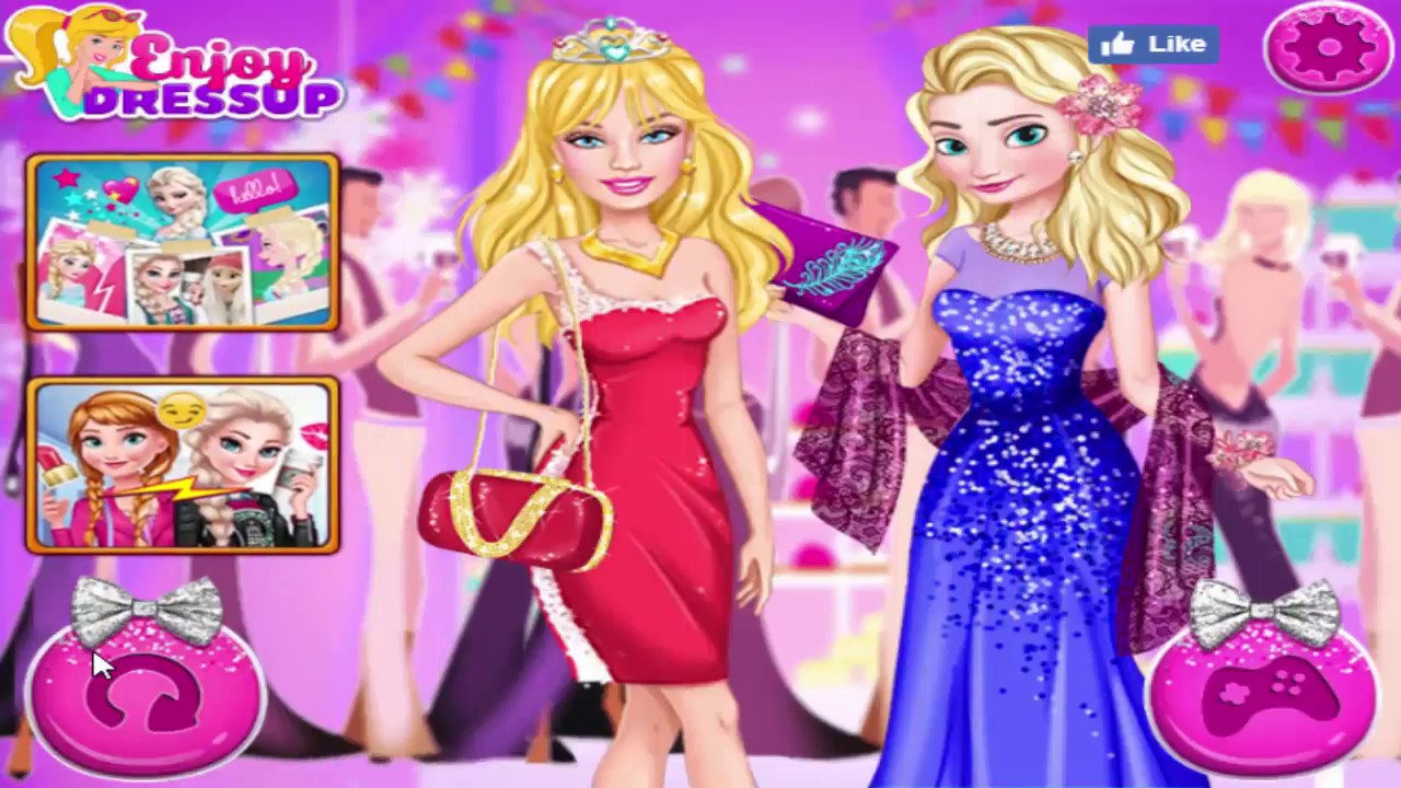 Disney Frozen Games Barbie And Elsa 